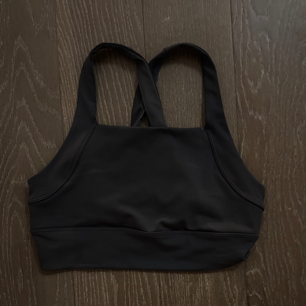 Free People Dark Grey Sports Bra